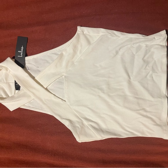 Ribbed Criss Cross top - Picture 3 of 3